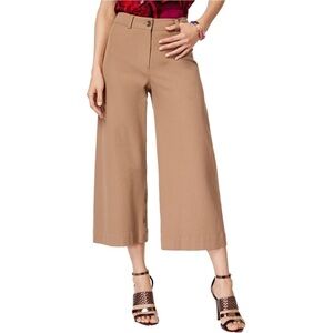 Trina Turk High Rise Wide Leg Cropped Pants